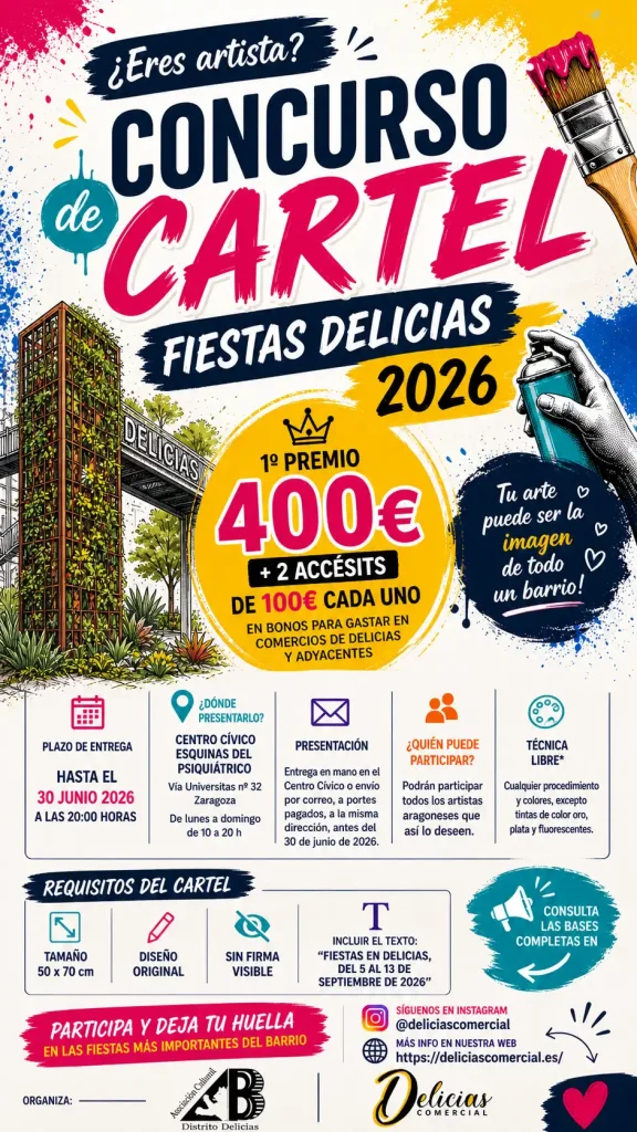 Concurso de Cartel Fiestas Delicias 2026