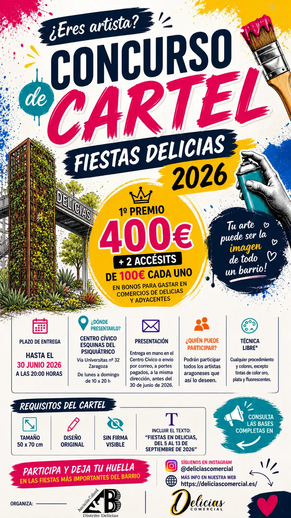 Concurso de Cartel Fiestas Delicias 2026